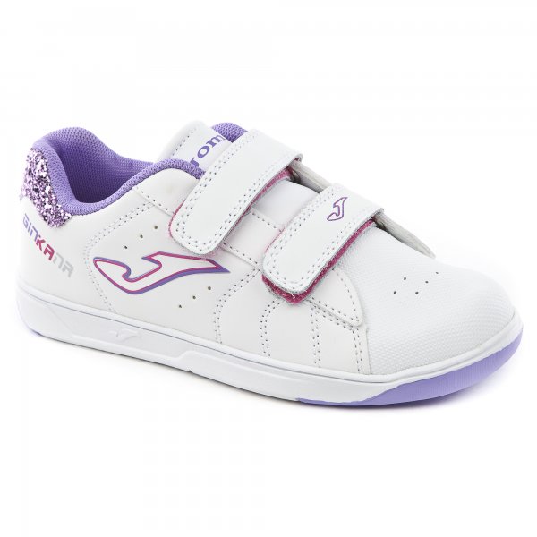 W.GINKANA JR 819 WHITE-PURPLE